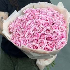 Букет из 55 роз Аваланж (60 см) в Можайске