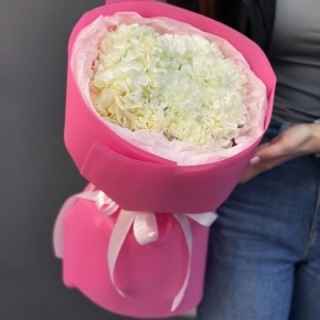 Букет "Гламур" из гортензии и диантусов в Можайске