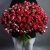 Букет из 51 кустовой рубиновой розы (50 см) в Можайске