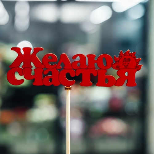 Топпер Желаю Счастья в Можайске