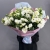 Букет "Изысканность" из 31 белой эустомы в Можайске