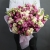 Букет "Сладкая жизнь" из кустовых пионовидных роз и эустом в Можайске