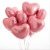 Сердце розовое фольгированный шар с гелием (45 см) в Можайске