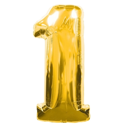 Шар гелиевый цифра 1 (40х102 см) в Можайске