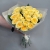 Букет из 21  из пионовидной розы Баттеркап (60 см) в Можайске
