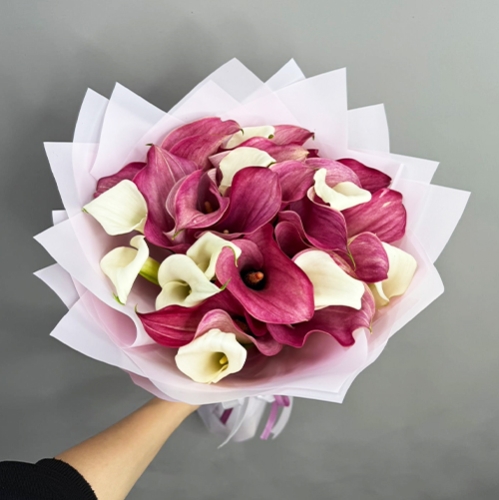 Букет из 25 нежных калл в Можайске