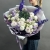 Букет "Поцелуй Джульетты" из Голландской гортензии, георгин, кустовых роз, калл, дельфиниума, ароматных маттиол хризантем Момоко в Можайске
