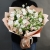 Букет "Полли" из эустом и кустовых пионовидных роз в Можайске