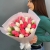 Букет из 25 кораллово-белых тюльпанов в Можайске