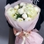 Букет "Белый жемчуг" из гортензий и пионов в Можайске