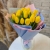 Букет из 15 жёлтых тюльпанов в Можайске